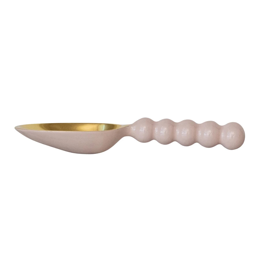 Enameled Aluminum Scoop with Ball Handle