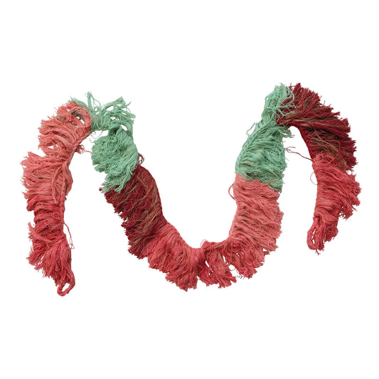Hand Woven Cotton Fringe Garland
