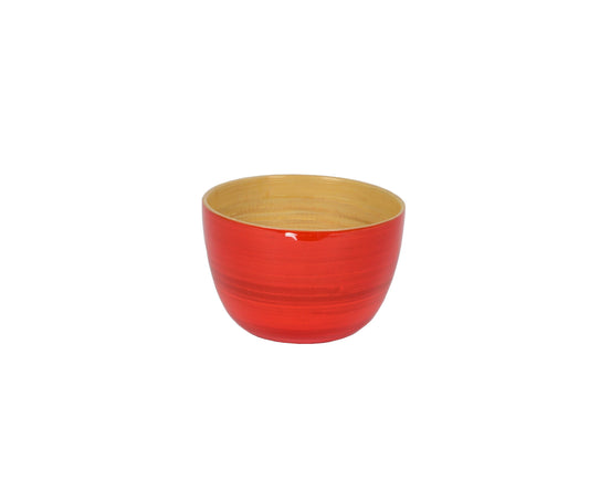 Bamboo Soup Bowl: Orange