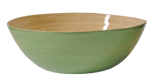 Bamboo Party Bowl: Pastel Green