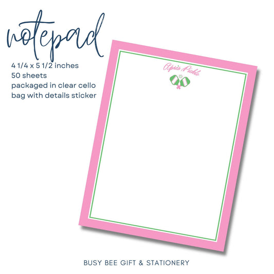 Pickle Ball Notepad