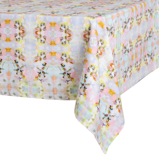60"x90" Pastel Color Splat Brooks Avenue Tablecloth
