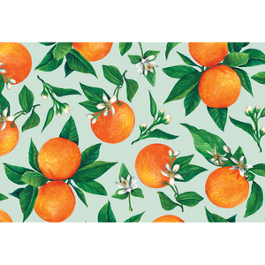 Orange Orchard Placemats- 24 Sheets
