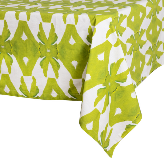 60"x90" Palm Green Tablecloth