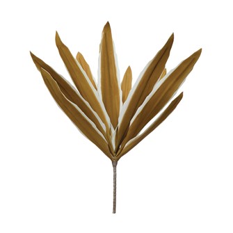 33"H Faux Reed Leaf Stem, Chartreuse