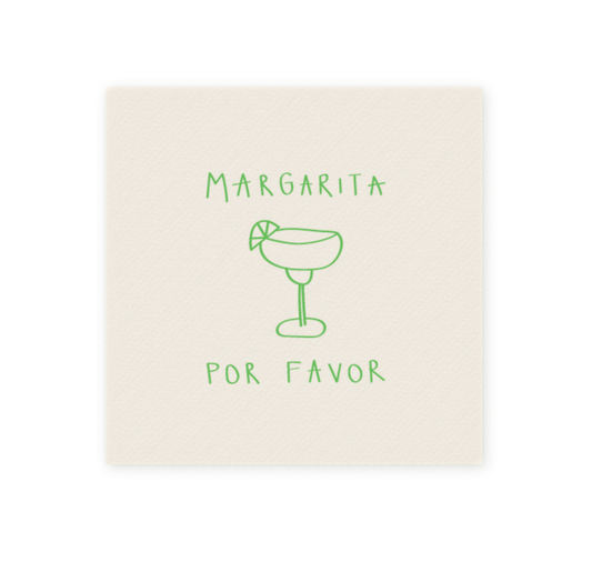 Margarita Por Favor Cocktail Napkin Set