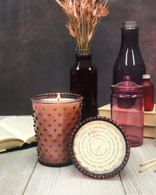Simpatico Fig Hobnail Candle