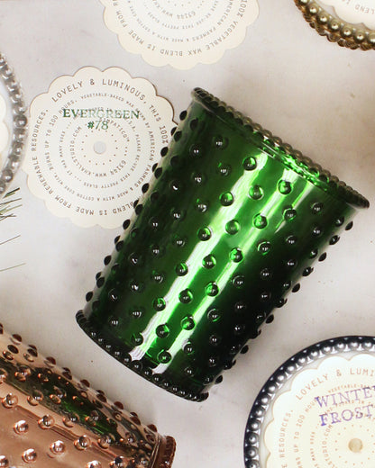 Simpatico Evergreen Hobnail Candle