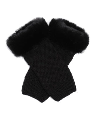 Echo Chunky Arm Warmer w/ Faux Fur