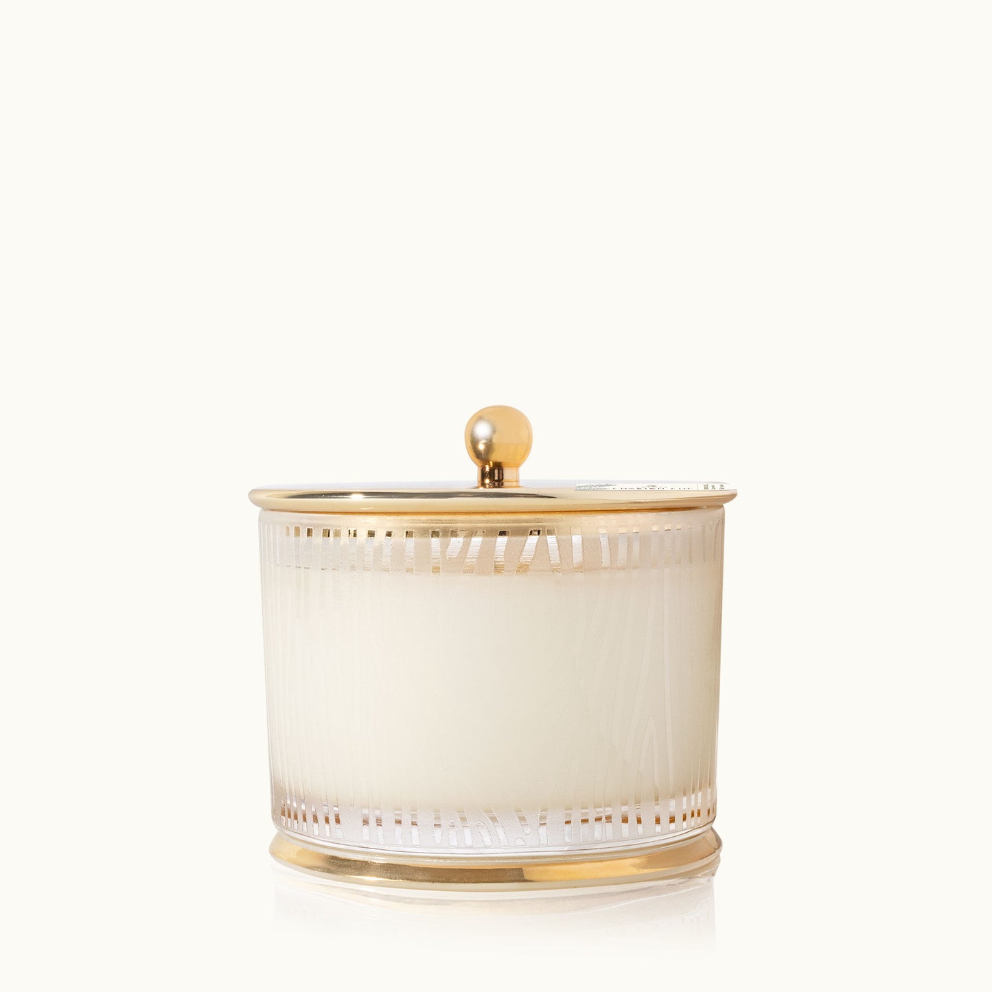 Thymes Frasier Fir Gilded Poured Candle Frosted Wood Grain