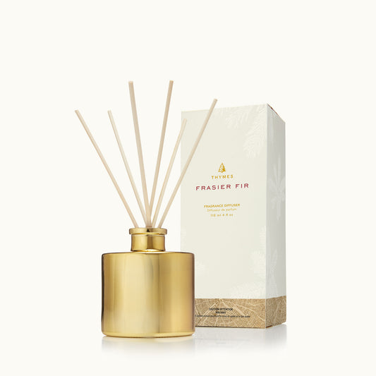 Thymes Frasier Fir Gilded Petite Reed Diffuser