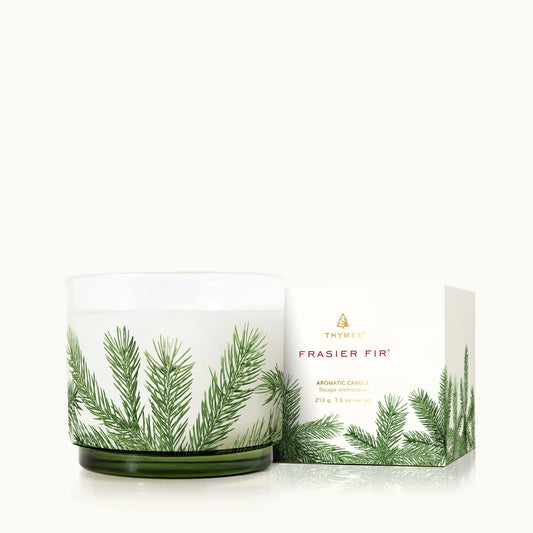 Thymes Frasier Fir Heritage Small Pine Needle Luminary Candle