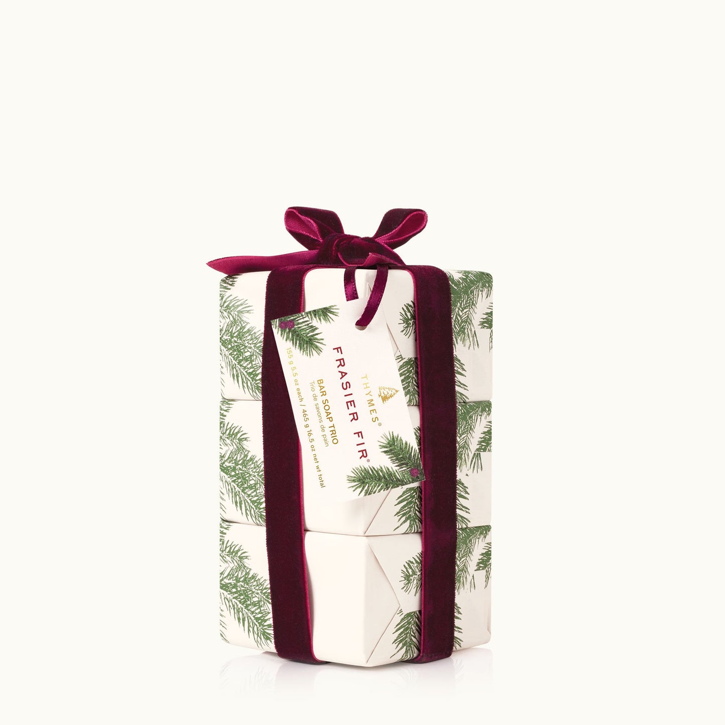 Thymes Frasier Fir Bar Soap Trio