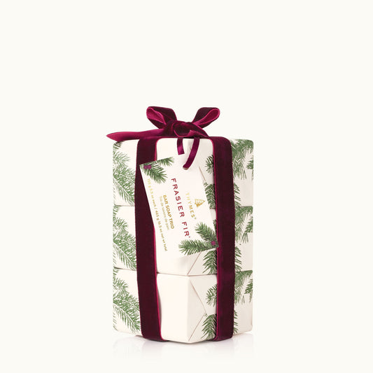 Thymes Frasier Fir Bar Soap Trio